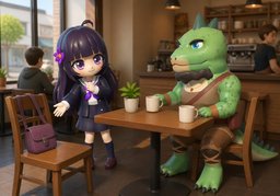可以帮我照看〜吗？のイラスト