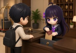 能帮我留到〜吗？のイラスト