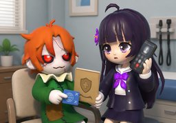 请把病历发给〜のイラスト