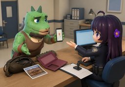 我要报案のイラスト