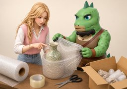 请用〜包装のイラスト