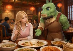 我可以继续吃〜吗？のイラスト