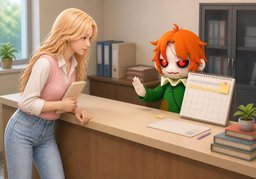 有〜课吗？のイラスト