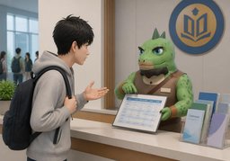 学〜是多少？のイラスト