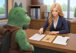 申请〜のイラスト