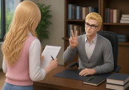 这门课〜是多少？のイラスト