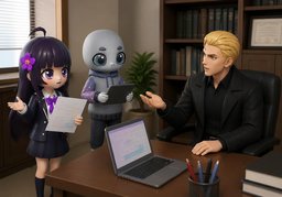 可以委托〜吗？のイラスト