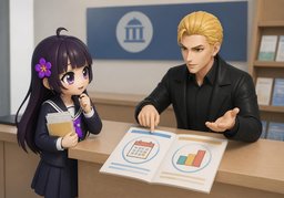 多次考试以〜为准？のイラスト