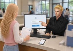 如何查询〜进度？のイラスト