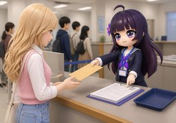 材料会退还原件吗？のイラスト