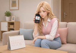 통화시간のイラスト