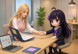 接受のイラスト