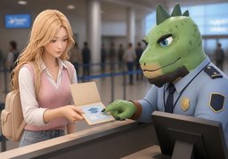 签证类型是〜のイラスト