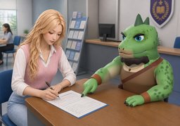 我是〜年级的学生のイラスト