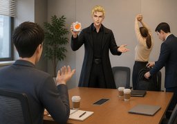 中途会休息吗？のイラスト