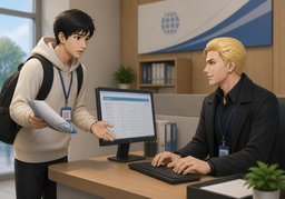 请帮我确认我是否已选上〜のイラスト