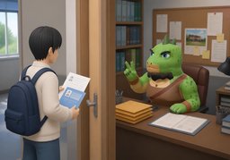 我可以申请〜吗？のイラスト