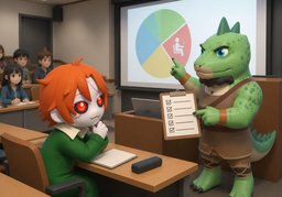 出席会影响成绩吗？のイラスト