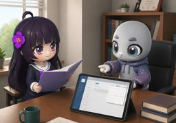 可以〜面谈吗？のイラスト