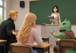 任课老师是〜吗？のイラスト