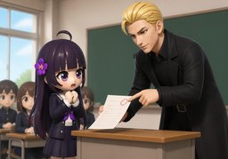 我的成绩是〜吗？のイラスト