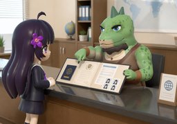 能说明〜吗？のイラスト