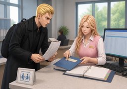成绩可以更改吗？のイラスト