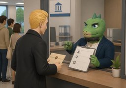 能把成绩单寄到〜吗？のイラスト