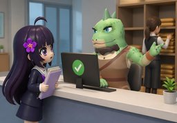 注册完成了吗？のイラスト