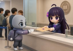 我想窗口领取〜のイラスト