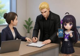 监护人是〜のイラスト