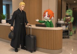 退房前需要自己打扫吗？のイラスト