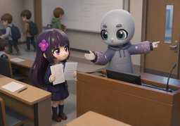 能〜说明吗？のイラスト