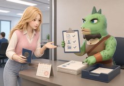 〜可以宽限吗？のイラスト
