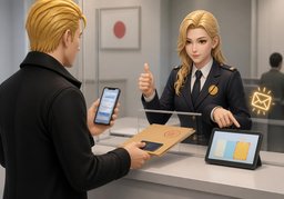 麻烦您回复我のイラスト