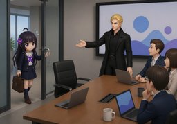 我可能会迟到〜のイラスト