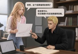 这个结果值得发表吗？のイラスト