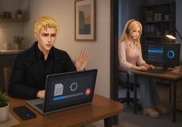 抱歉，出现了技术问题のイラスト