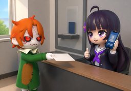 我委托〜代领のイラスト