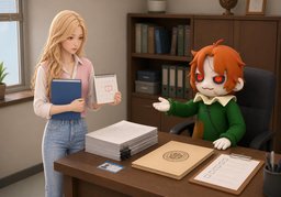 申请延长〜のイラスト