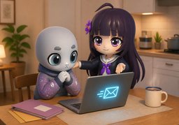 会收到〜吗？のイラスト