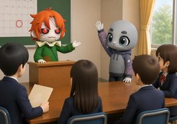 我附议のイラスト