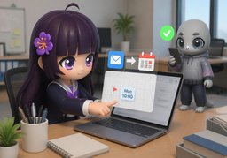 请将恢复联系〜改为〜のイラスト