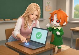 上传〜怎么办？のイラスト