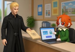 需要交〜吗？のイラスト