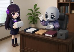 要交几份？のイラスト