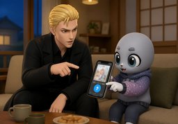 要上传〜？のイラスト