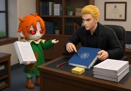 参考文献要按〜？のイラスト