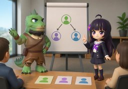 小组最多〜？のイラスト