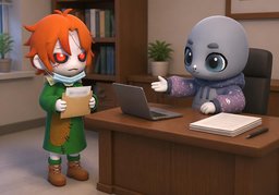 迟交会被扣分吗？のイラスト